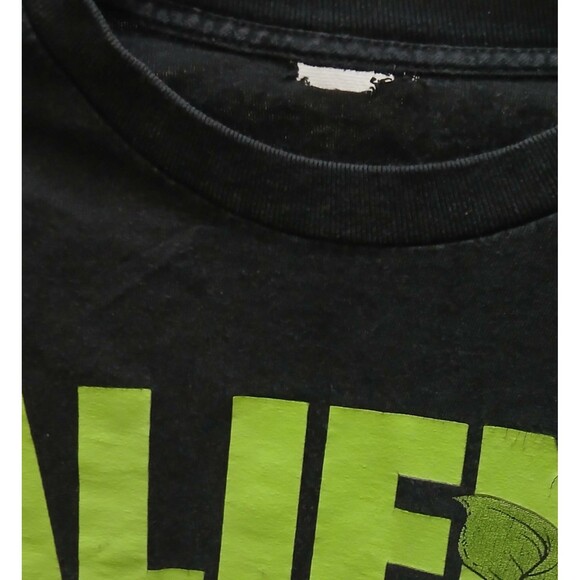 Lyrical Lemonade T-Shirt Aliens Are Real by Cole Bennett Black Size Medium Note - Picture 5 of 5